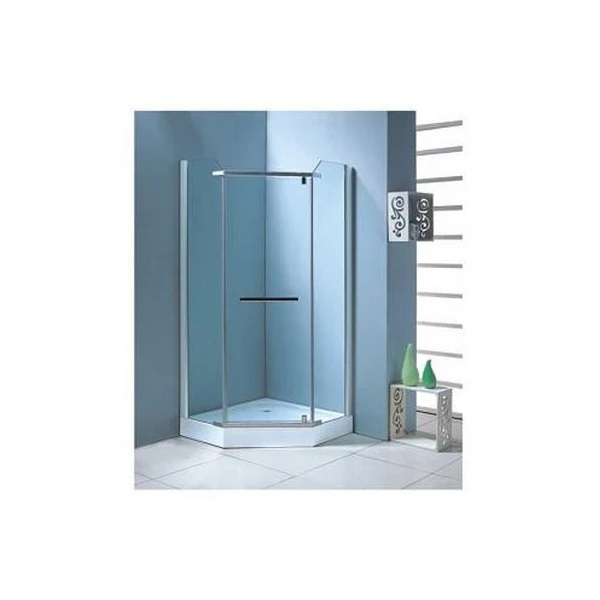 Cabina de dus 1000X1000X2000. cada joasa. forma pentagonala. sticla transparenta. MPN image