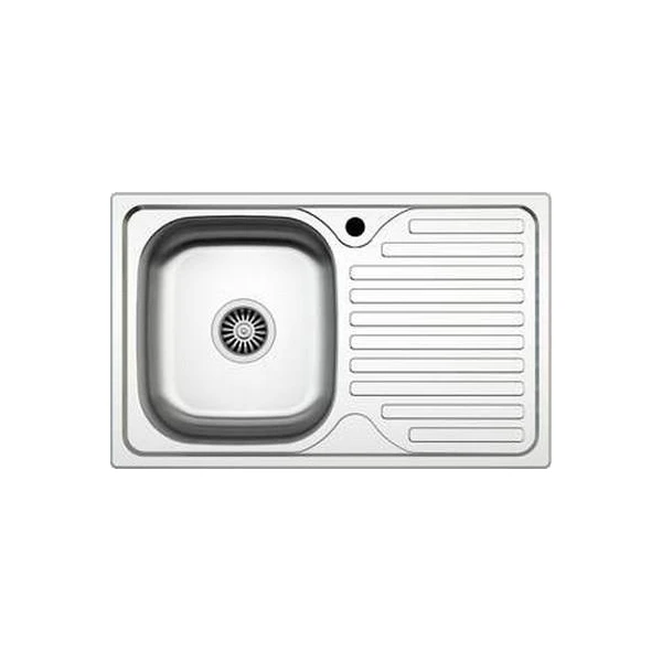 Chiuveta pentru masa 500х800 h x 100mm d0.35 inox. 'Asil' 'dreapta' image