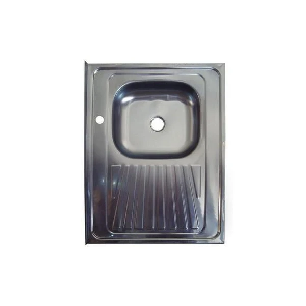 Chiuveta pentru masa 600х800 h x 100mm d0.35 inox. 'Asil' 'dreapta' image