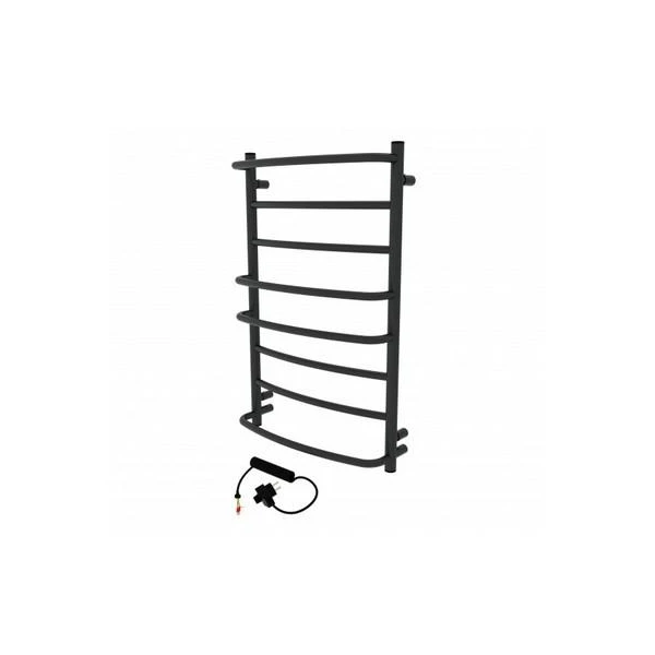 Uscator de prosoape electric Cascade-8 ELNA. Inox. Negru. Dimmer. 810 x 530 x 175 mm. image