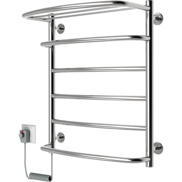 Uscator electric pentru prosoape ELNA Cascade-6 cu raft, 610x530x290 mm, inox, dimmer, crom image