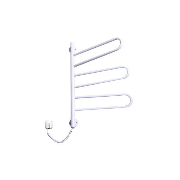 Uscator electric pentru prosoape ELNA Fliuger-3, 770x460x75 mm, inox, alb image