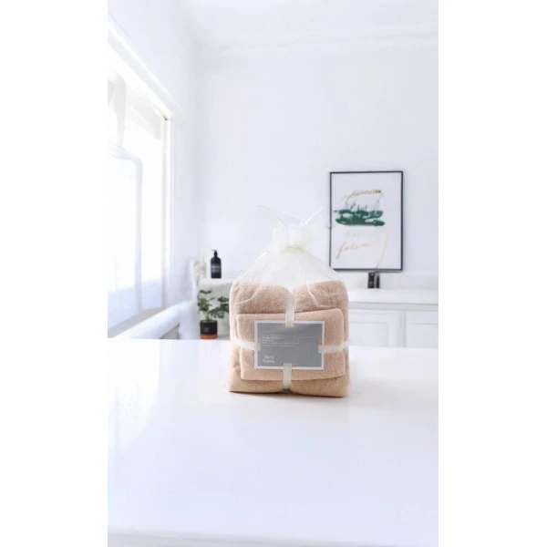 Prosop de baie, 60x120cm /30x70cm, microfibra (2 buc/set) image