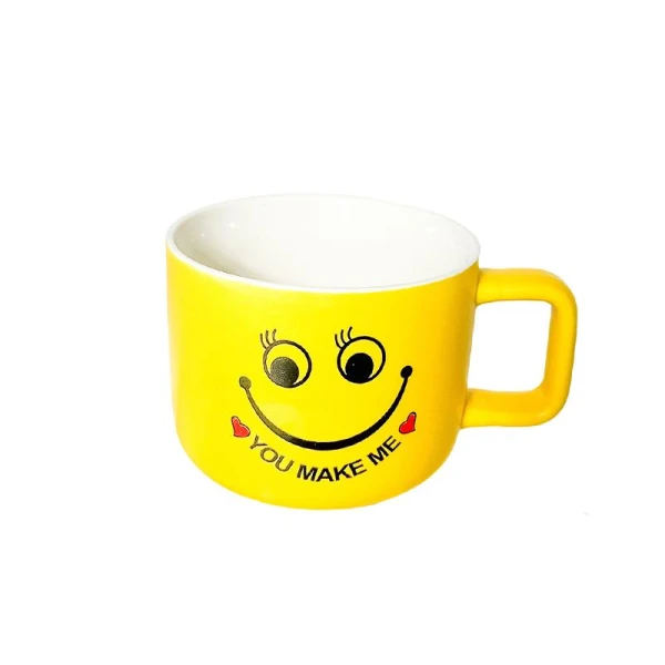 Cana ceramica, mat cu imprimare, 350ml image