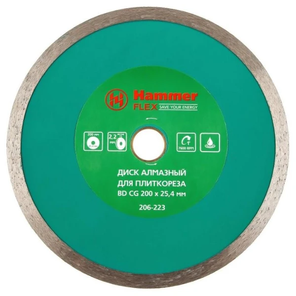 Disc diamant ВD CG 200x25.4mm universal 206-223 Hammer Flex image