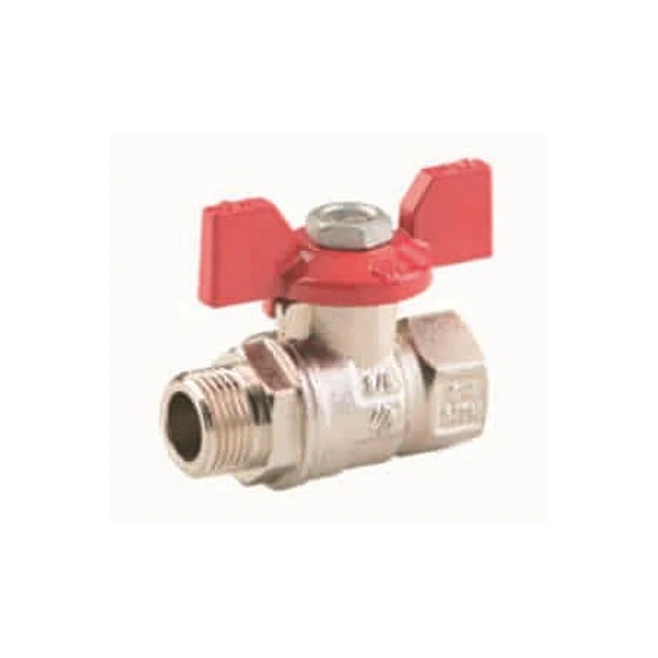 Robinet cu bila (fluture), PN25, d1/2", filet interior - filet exterior, NILE ARCO image