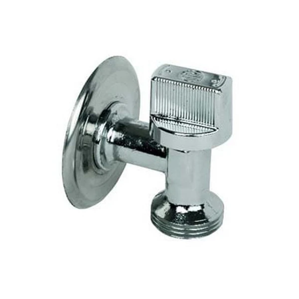 Robinet coltar nichelat ARCO. d 1/2"FE x 3/4"FE. PN16. L-86. image