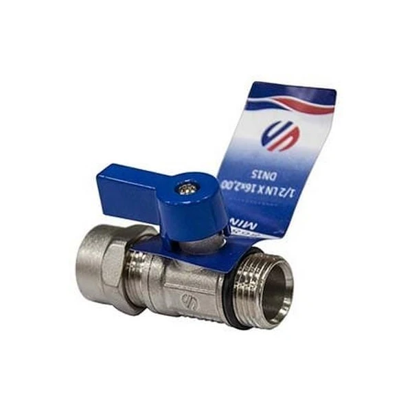 Robinet cu bila armat 16mm х1/2 F miner albastru. flag ARCO image