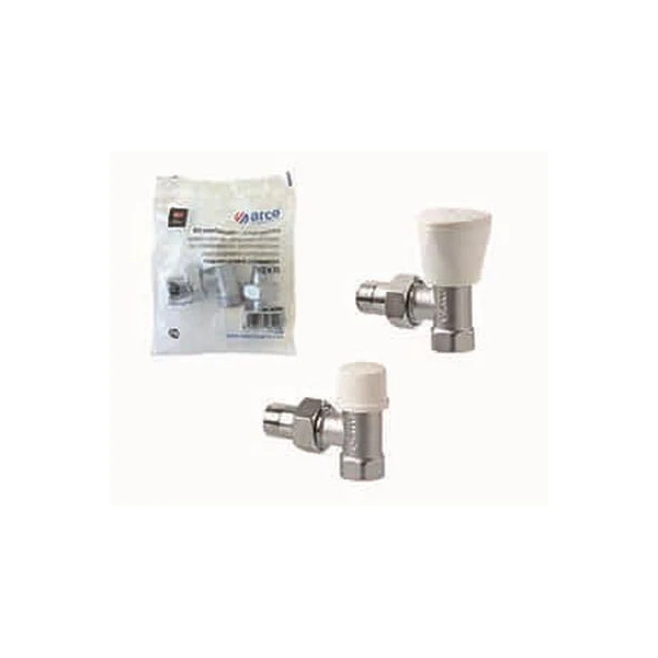 Set robinet calorifer coltar TEIDE ARCO. d 1/2". ( tur - retur ) image