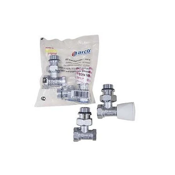 Set robinet calorifer coltar TEIDE ARCO. d 1/2". ( tur - retur, iesire anticurgere ) image