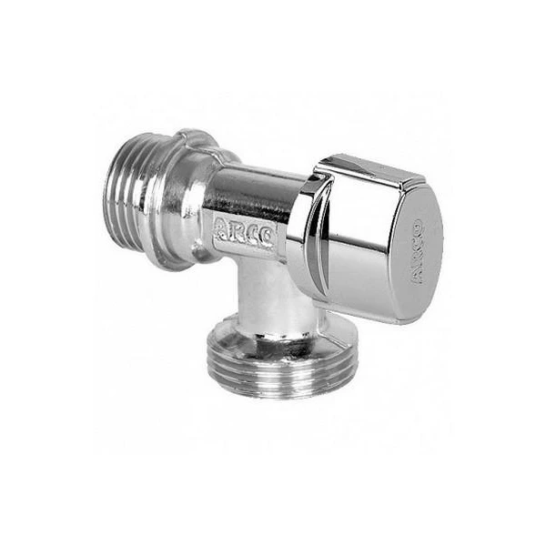 Robinet coltar nichelat ARCO. d 1/2"FE x 3/4"FE. PN16. L-94. image