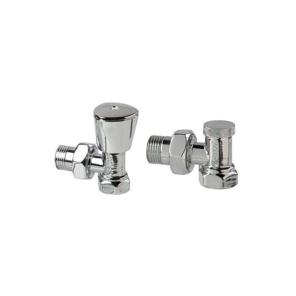 Set robineti pentru uscator de prosoape Tur/Retur, d 1/2", crom, TEIDE PLUS Arco image