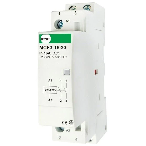 Contactor modular, 2P, 16A, 2NO, 230V, Promfactor image