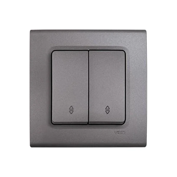 Intrerupator cap scara cu doua clape Linnera Life Viko by Panasonic. Gri image