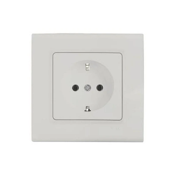 Priza cu impamintare Linnera Life Viko by Panasonic. Perla alba image