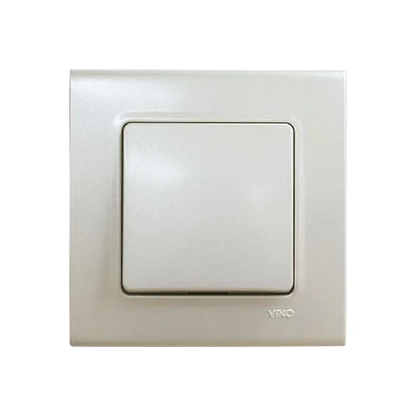 Intrerupator cu o clapa cu indicator luminos Linnera Life Viko by Panasonic. Perla alba image