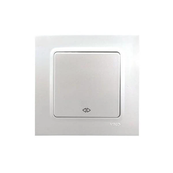 Intrerupator cap cruce cu o clapa Linnera Life Viko by Panasonic. Perla alba image