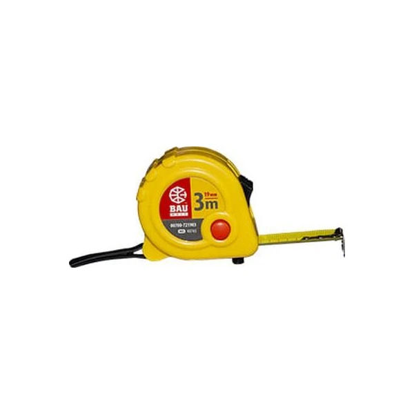 Ruleta 3mx19mm carcasa din plastic cu fixator BAU WELT image