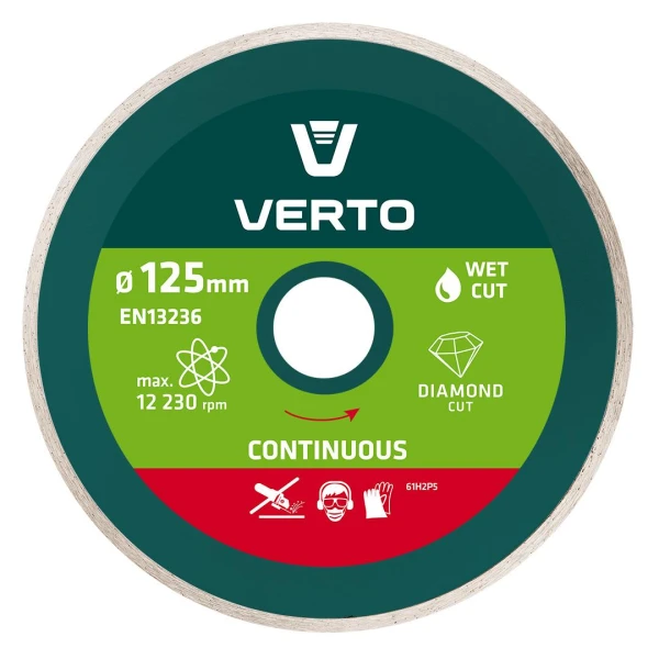 Disc diamant continu 125x22.2 mm Verto x image