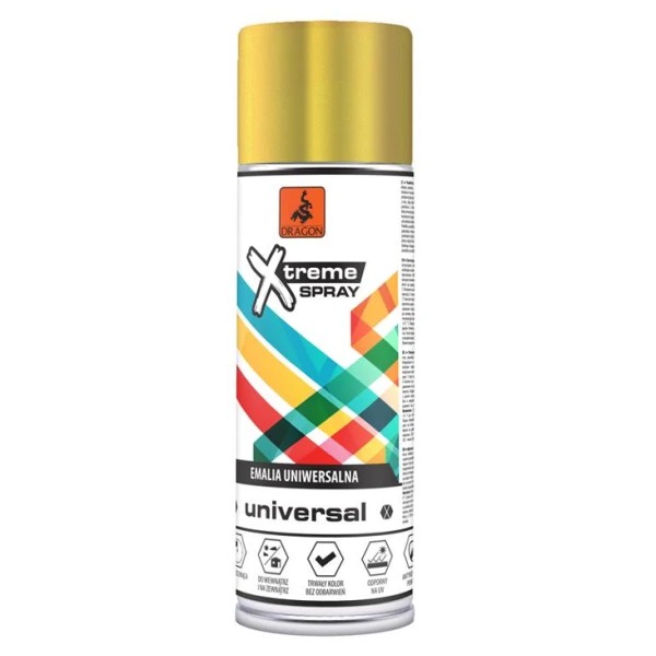 Email, universal, spray, aur metalic, 400 ml, DRAGON image
