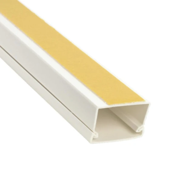 Canal cablu PVC cu banda adeziva, 20 x 10 mm, белый, METAKSAN image