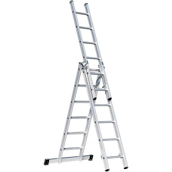 Scara aluminiu cu trei sectiuni BAU WELT. 3/ 6 m. image