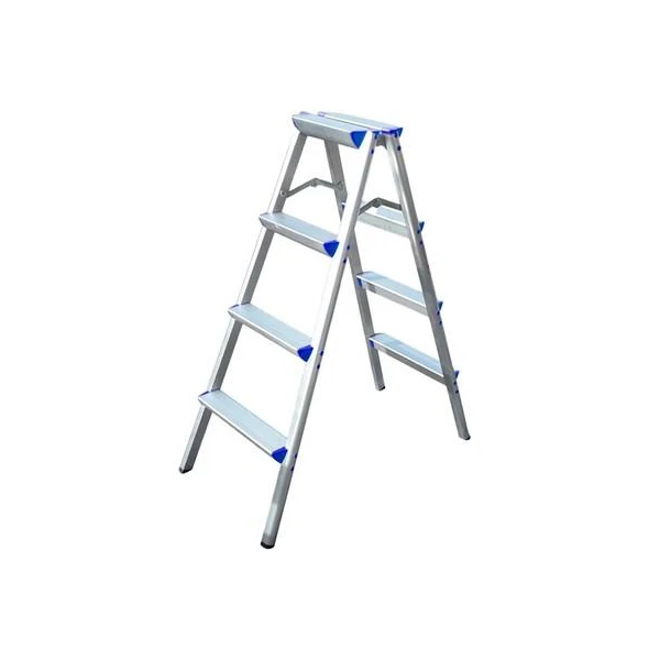 Scara aluminiu dubla SLIM BAU WELT. Pliabila. 3 trepte. image