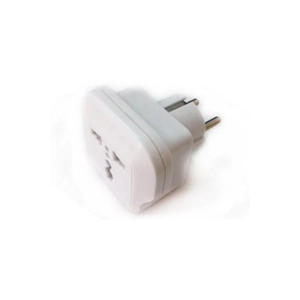 Adaptor universal. world-EU. doua prize. alb '1238' image