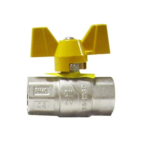 Robinet cu bila pentru gaz FF 3/4''. armat. fluture. Rubano image