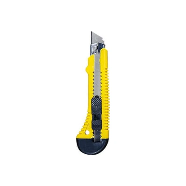 Cutter cu lama plianta intarit 18mm galben  BAU WELT image