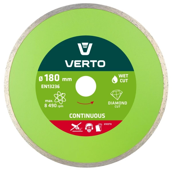 Disc diamant continu 180x22.2 mm Verto image