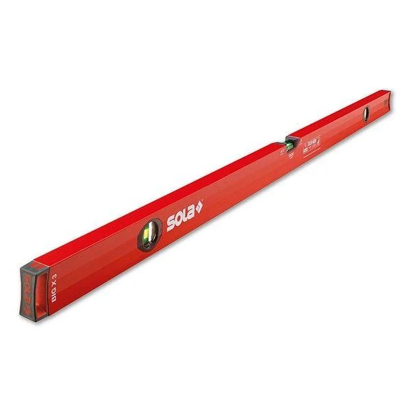 Nivela cu bula BigX 3 100 Sola. X-profil. 3 indicatori. Cu magnet. 100 cm. image