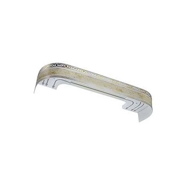 Galerie pentru perdele Monarch Le-Grand. Ivory 2P. 3 randuri. 2.4 m. 7 cm. image