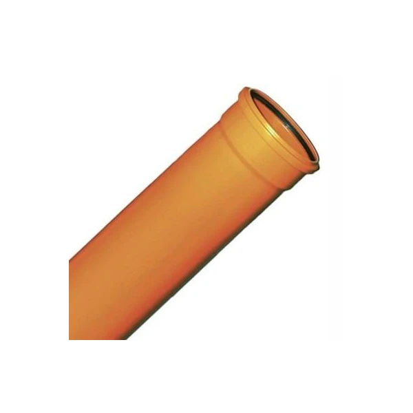 Teava PP pentru canalizare SN2 Aquer. 110 х 2.7 х 4000 mm. Oranj. image