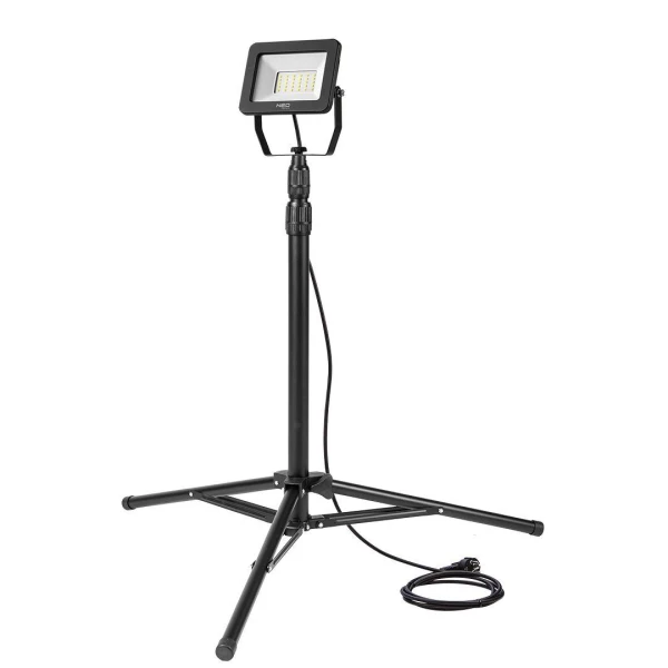 Proiector LED SMD, 50 W, 4250 lm, 230 V, pe stativ de 1,8 m, NEO TOOLS image