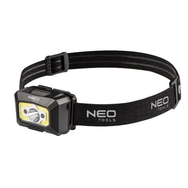 Lampa frontala cu baterie USB 250 lm COB LED + senzor de miscare image