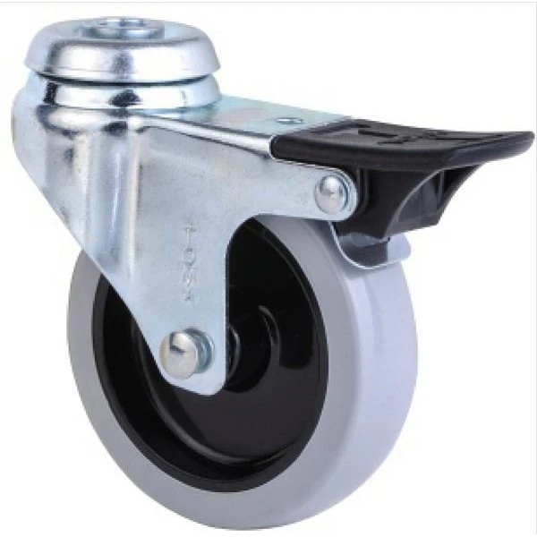 Roata pivotanta cu orificiu central si frana, greutate max. 34kg image