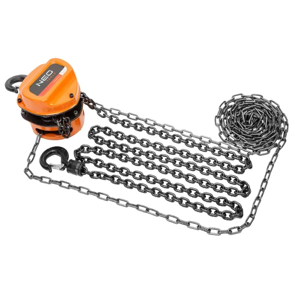 Palan/ troliu cu lant 11-763 NEO. 5 tone. 3 m. 10 kg. image