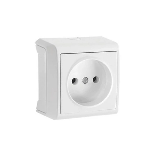 Priza fara impamintare Vera Viko by Panasonic. Alb image