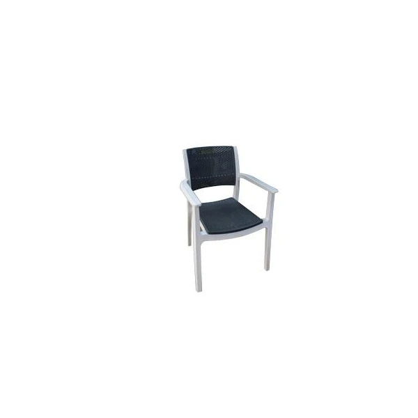 Scaun din plastic, gri, Atlas image