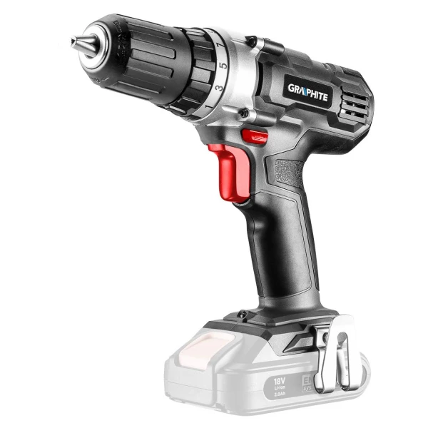 Masina de gaurit si insurubat cu acumulator 58G006 Graphite. Li-Ion Energy + 18 V. 350 - 1250 rpm. Fara acumulator. image