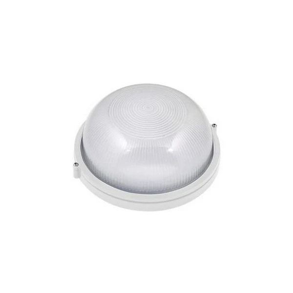Corp de iluminat pe perete/tavan 'aluminiu' IP54. E27. 60W. alb HL905 image