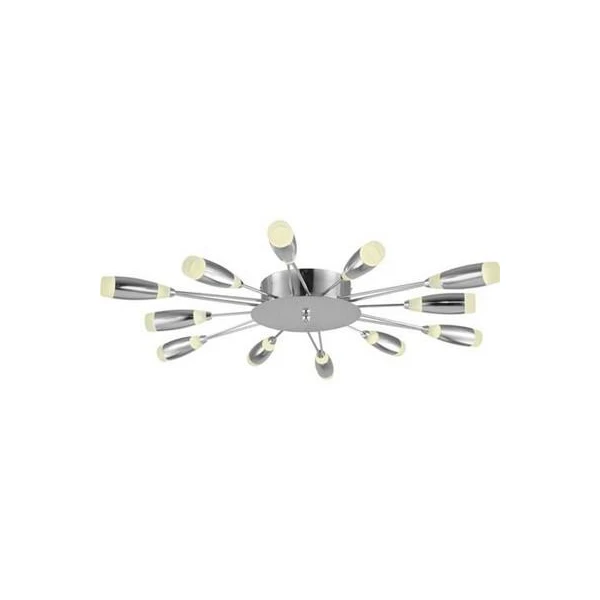 Lustra SMD LED Favori Horoz. 62 W. 4000 K. 2500 Lm. Crom. image