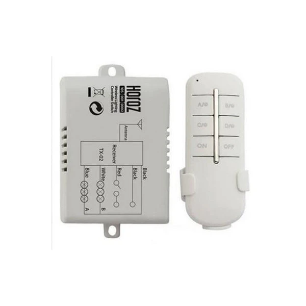 Intrerupator cu telecomanda Horoz. 2 canale. 220 - 240 V. image