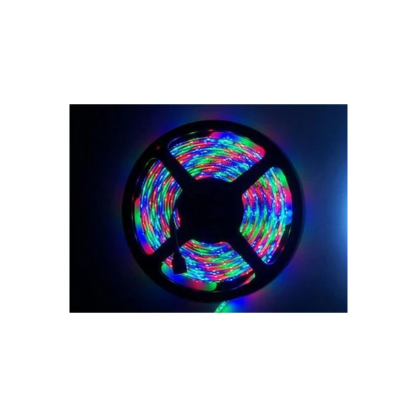 Banda LED Horoz. RGB. 50 x 50 SMD. IP20. 12 V. 1 m/ 60 LED - 14.4 W. 864 Lm/m. 1 rola - 5 m. image