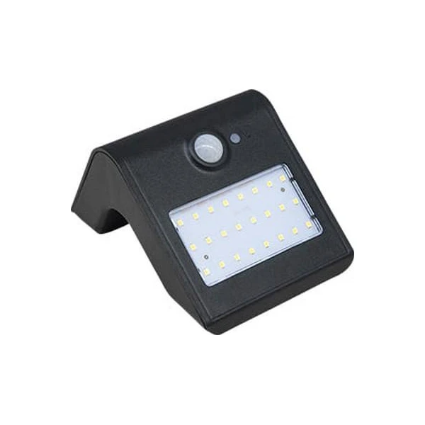 Lampa solara cu senzor de miscare Sirius-1 Horoz. LED. 1 W. 140 Lm. 4000 K. Negru. 14 x 10 cm. IP44. image
