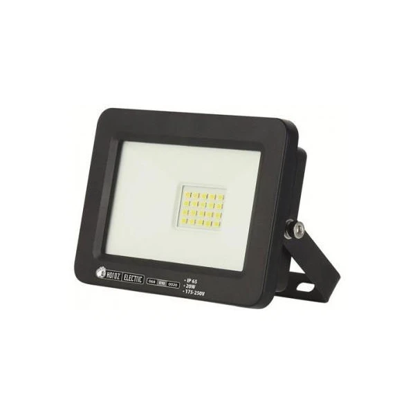 Proiector LED ASLAN Horoz Electric. 20 W. 1600 Lm. 6400 K. IP65. Negru. image