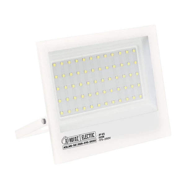 Proiector LED, 50 W, 5500 lm, 6400 K, IP65, alb, ASLAN-50 Horoz image