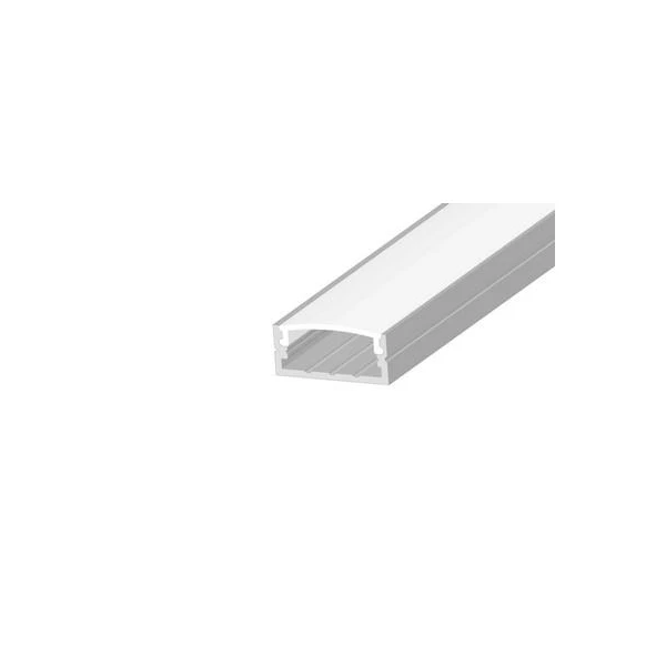 Profil pentru banda LED Horoz. Aluminiu. incastrat. 25 x 7 mm. 3 m. 6 cleme. 6 capace. image