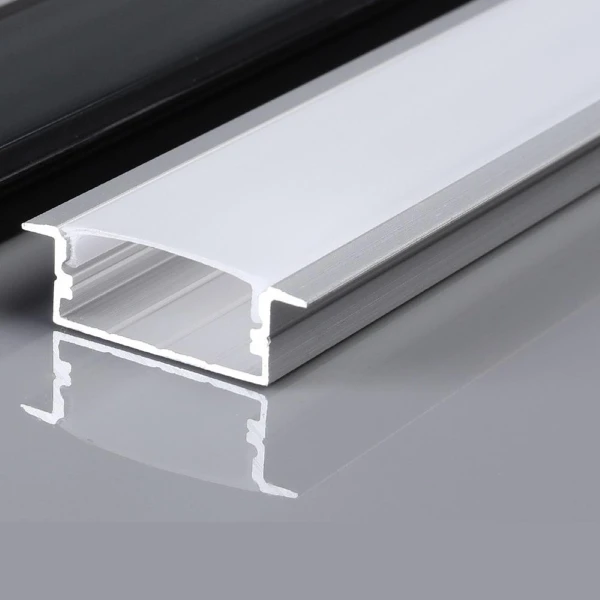 Profil din aluminiu pentru banda LED, 29,10 x 10 mm, 3 m, gri, Horoz image